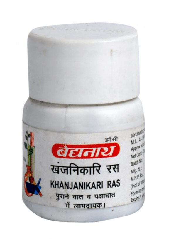 Baidyanath Ayurvedic Khanjanikari Ras (5g) – Weak Limbs,Muscular weakness & Gout