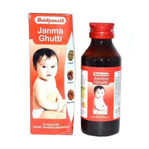 Baidyanath Herbal Janamaghutti Syrup For growth of Infants 100ml