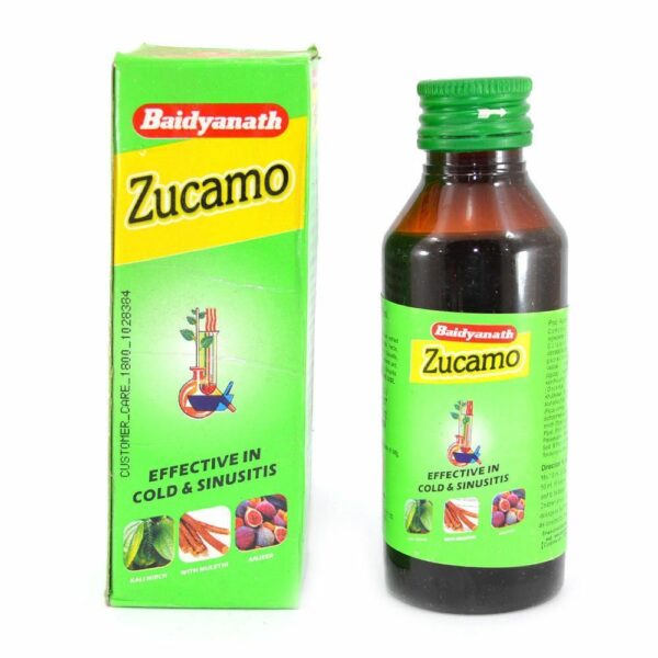 Baidyanath Herbal Zucamo Syrup For Cold, Cough, Fever (Buy 3 x 100 ml)