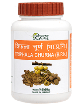 Patanjali Ayurvedic Divya Triphala Churna 100gm, eye disorders, constipation and other gastric disorders