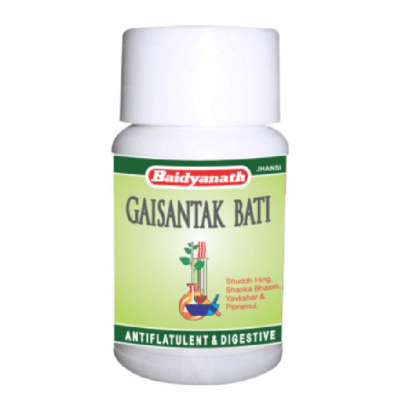 Baidyanath Gaisantak Bati (50tab) for balance in energies, gastric flatuency, appetite