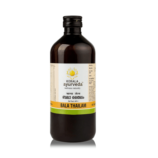 Kerala Ayurveda Bala Thailam 450 ml for epilepsy, chronic fever, cough, dyspnea, fainting