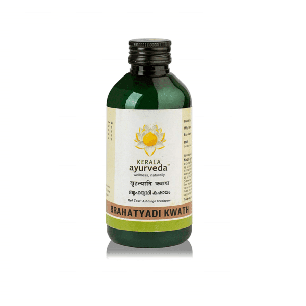 Kerala Ayurveda Brahatyadi Kwath 200 Ml for Urinary calculi, burning or painful micturation, Urinary infection, cystitis