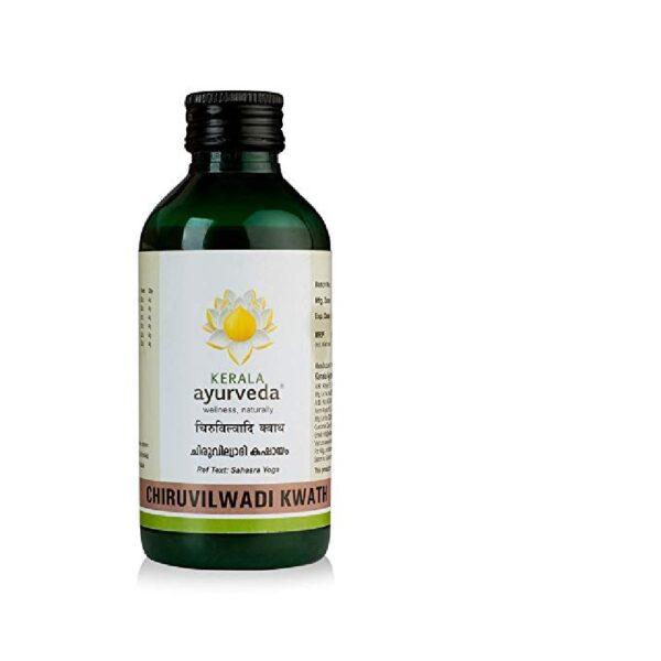 Kerala Ayurveda Chiruvilwadi Kwath 200 Ml for constipation, dyspepsia, gas trouble, piles, fistula