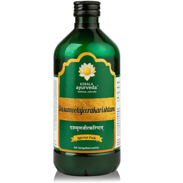 Kerala Ayurveda Dasamoolajeerakarishtam 435 ml for relieving acidity, loss of appetite