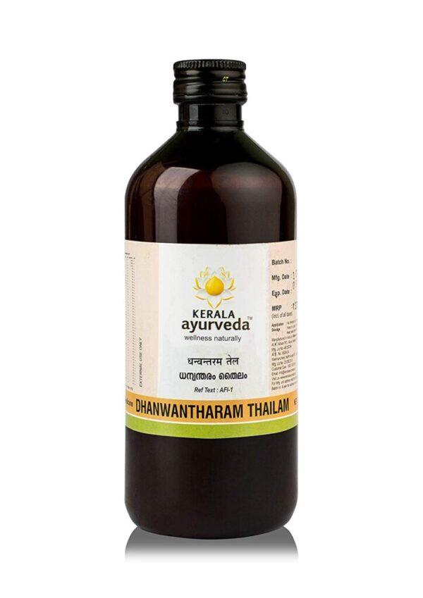 Kerala Ayurveda Dhanwantharam Thailam 200 Ml for osteoarthritis, spondylosis, headache