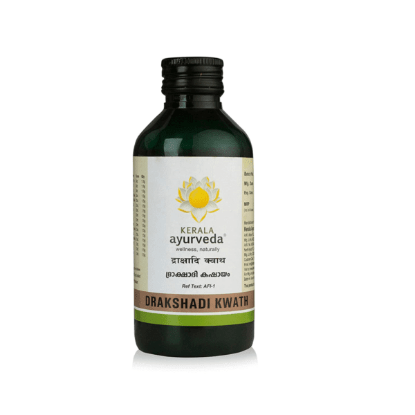 Kerala Ayurveda Drakshadi Kwath 200 Ml for protects liver, jaundice, fever