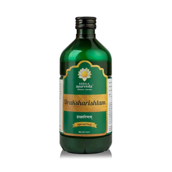 Kerala Ayurveda Draksharishtam 435 Ml for cold, cough, asthma, promotes immunity, constipation
