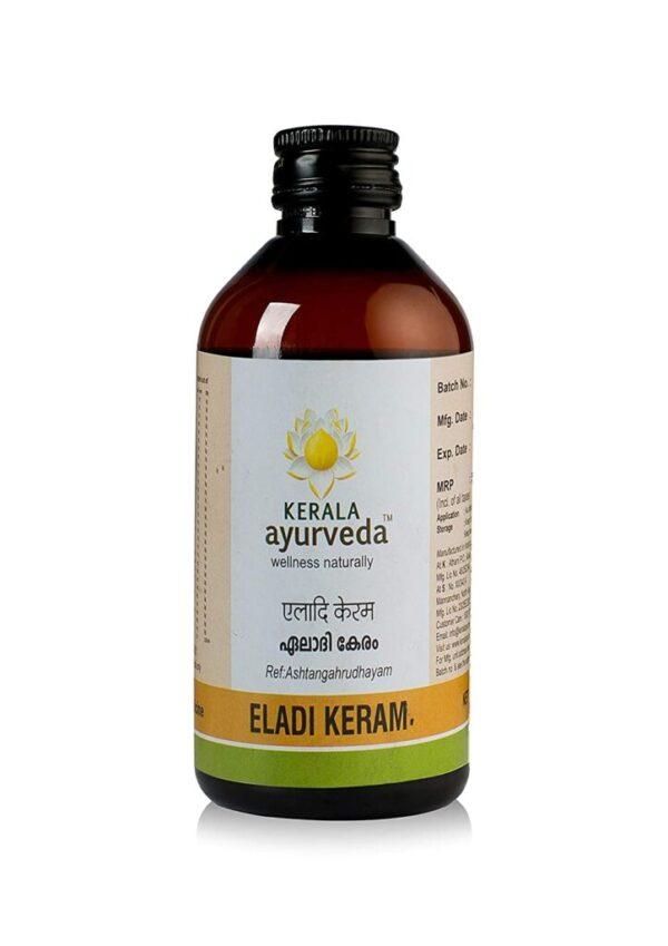 Kerala Ayurveda Eladi Keram 200 Ml for skin diseases, allergic rashes, dandruff