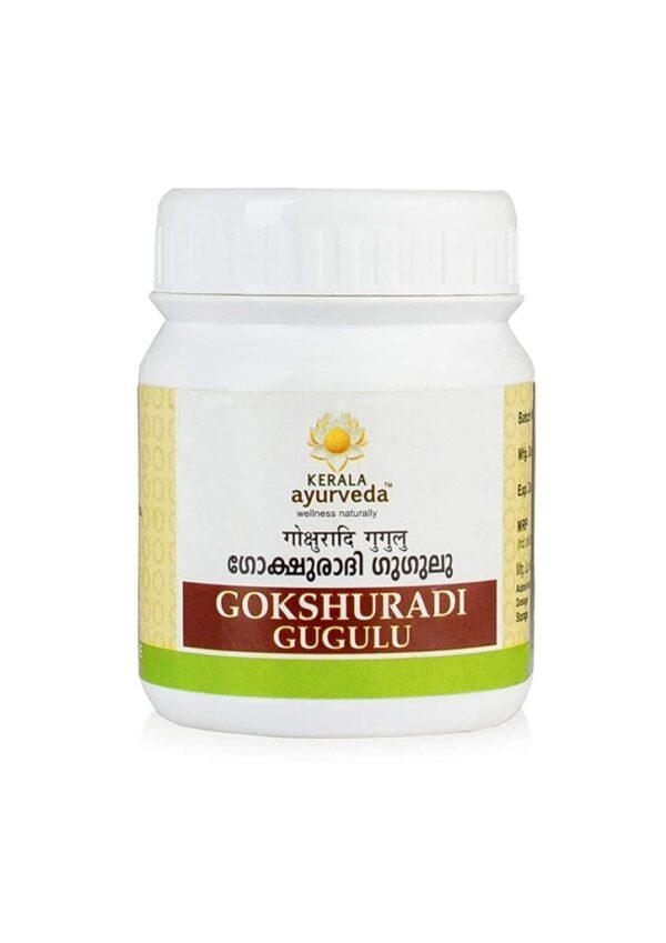 Kerala Ayurveda Gokshuradi Gugul Tablet 60 Nos for kidney disorders, urinary tract infection, gout, osteoarthritis