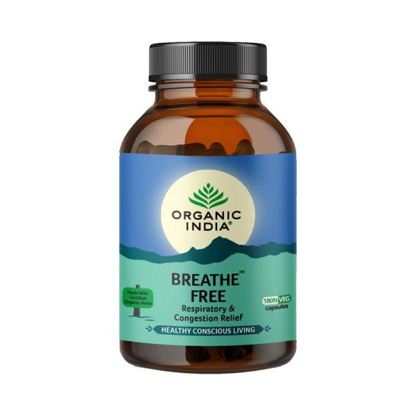 Organic India Breathe Free Veg Capsule 60 vegicaps