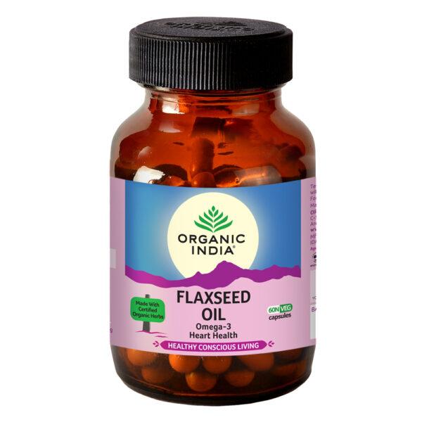 rganic India Flaxseed Oil Capsule 60 vegicaps