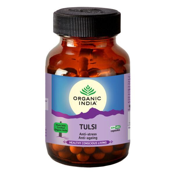 Organic India Tulsi Veg Capsule 60 vegicaps