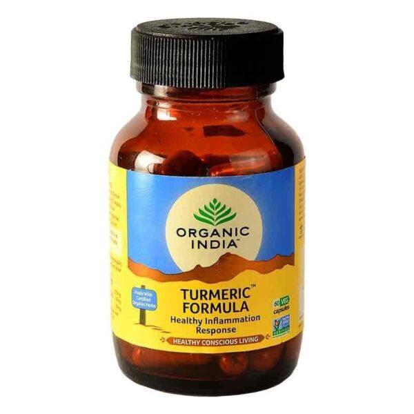 Organic India Turmeric Formula 60 Capsules