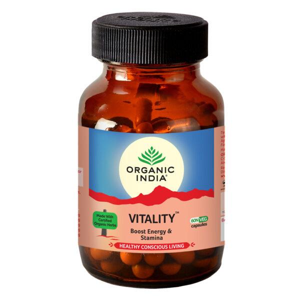 Organic India Vitality Veg Capsule 60 vegicaps