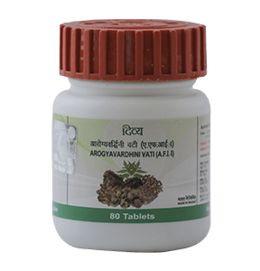 Patanjali Arogyavardhani Vati 160 tabs, skin and liver disorder, obesity, chronic fever