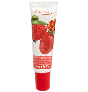 Patanjali Ayurveda Lip Balm Strawberry 10 gm x 2, cracking of the lips