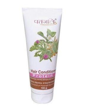 Patanjali Ayurveda Protein Hair Conditioner 100 gm, dandruff, damaged hair, hair loss