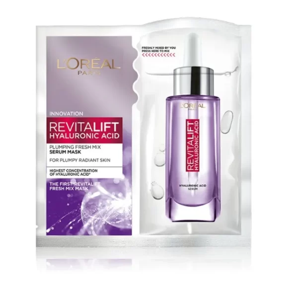 L'Oreal Paris Revitalift Hyaluronic Acid Fresh Mix Serum Sheet Mask (33g)