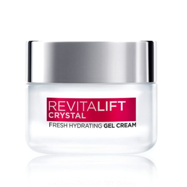 L'Oreal Paris Revitalift Crystal Gel Cream | Oil-Free Face Moisturizer With Salicylic Acid(50ml)