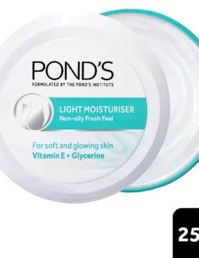 Ponds Light Moisturiser Non-Oily Fresh Feel With Vitamin E + Glycerine(25ml)
