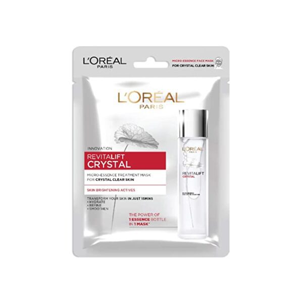 L'Oreal Paris Revitalift Crystal Micro-Essence Brightening Sheet Mask (25g)