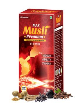 Max Ayurveda Musli For Men - 60 Capsules