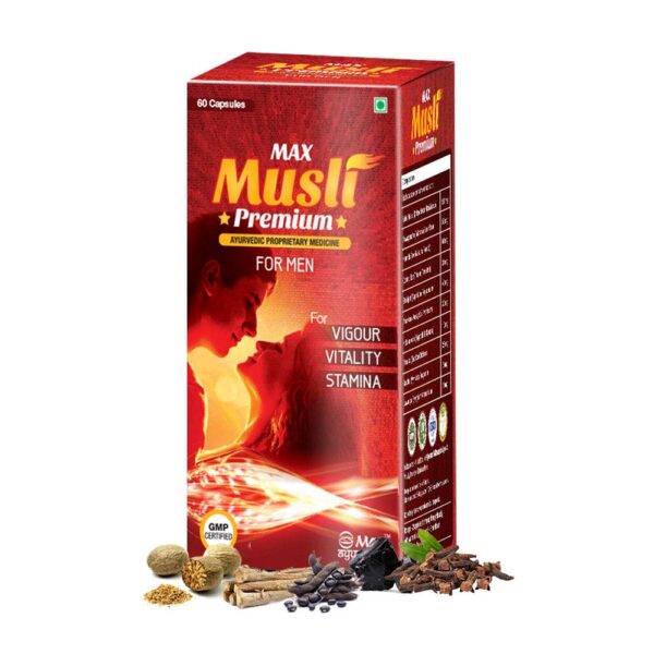 Max Ayurveda Musli For Men - 60 Capsules