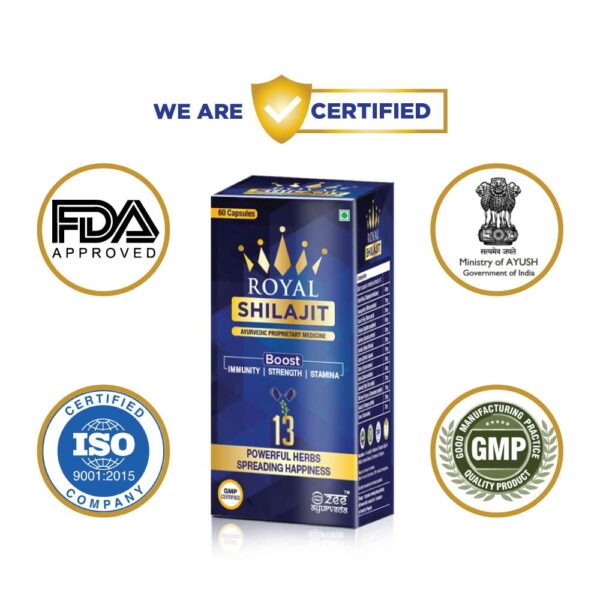 Max Ayurveda Royal Shilajit - 60 Capsules - Image 2