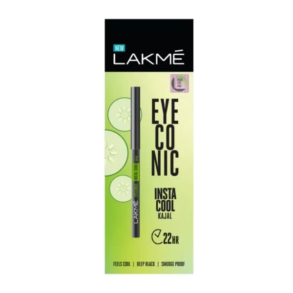 Lakme Eyeconic Insta Cool Kajal (black)(0.35gm)