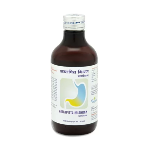 Dhootapapeshwar Amlapitta Mishran Suspension 450 ml for heartburn, nausea, epigastric