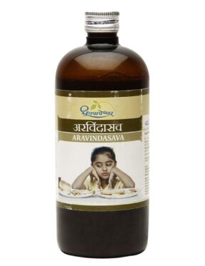 Dhootapapeshwar Aravindasava 450ml for fever, loss of appetite, weakness