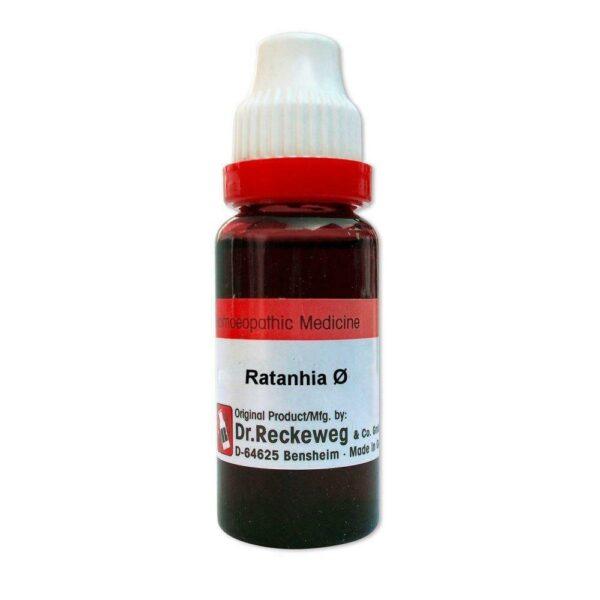 Dr Reckeweg Ratanhia Mother Tincture ( Q ) 20ML