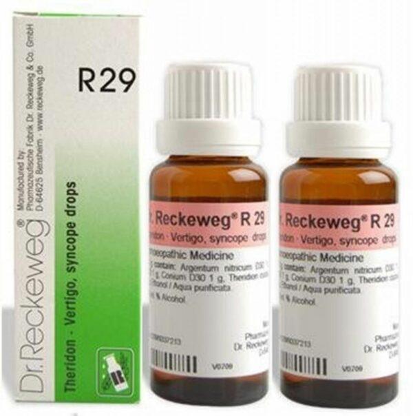 Dr Reckeweg R29 Vertigo,Syncope Drops Homeopathic Medicine