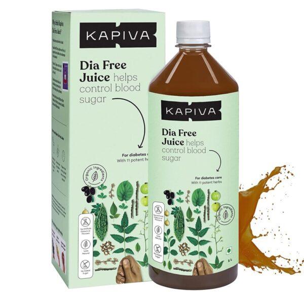 Kapiva Dia Free Juice 1 L for control blood sugar levels, diabetes, cholesterol levels