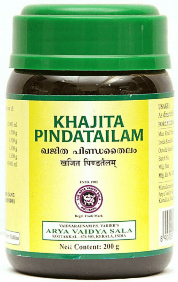Kottakkal Ayurveda Khajitha Pinda Tailam 200ml