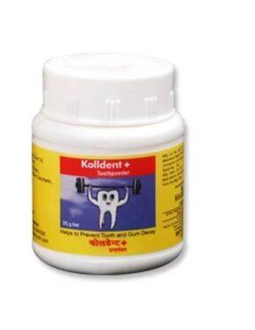 Medisynth Kolldent Tooth Powder (35g) Useful in Curing Bleeding Gums, Tooth Pain