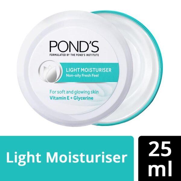 Ponds Light Moisturiser Non-Oily Fresh Feel With Vitamin E + Glycerine(25ml)