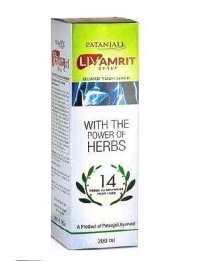 Patanjali- Liv Amrit Syrup 14 Herbs 200ml, indigestion, liver / spleen disorders, and digestive disorder