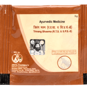 Patanjali Divya Trivang Bhasma 5 gm X 4