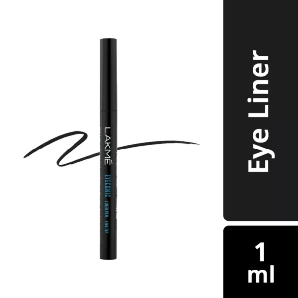 Lakme Eyeconic Liner Pen Fine Tip - Deep Black(1ml)