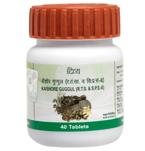 Patanjali Divya Kaishore Guggul Tablets 40 gm, Gout, ulcers, digestion, skin, vatrog, jirnaraktavikar