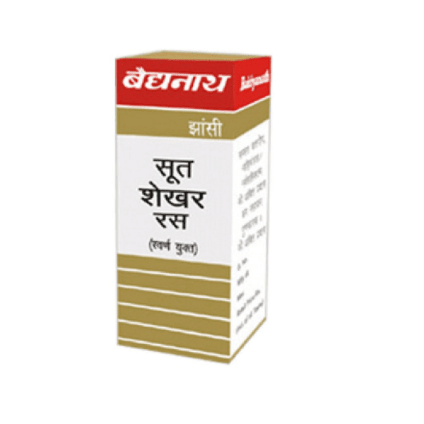 Baidyanath Sutshekhar Ras No 1 (Swarna Yukta) (10tab)