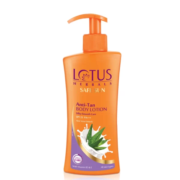 Lotus Herbals Safe Sun Anti-Tan Body Lotion SPF25 PA+++(250ml)