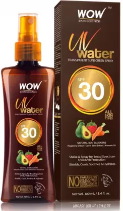 WOW Skin Science UV Water Transparent Sunscreen Spray SPF 30(100ml)