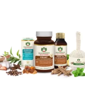 Maharishi Ayurveda Pain Relief Therapy With Patra Potli Combo (1Pack)