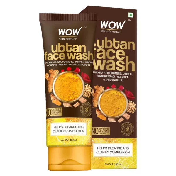 WOW Skin Science Ubtan Face Wash For Oily Skin(100ml)