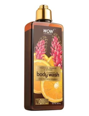 WOW Skin Science Valencia Orange & Ginger Foaming Body Wash(250ml)