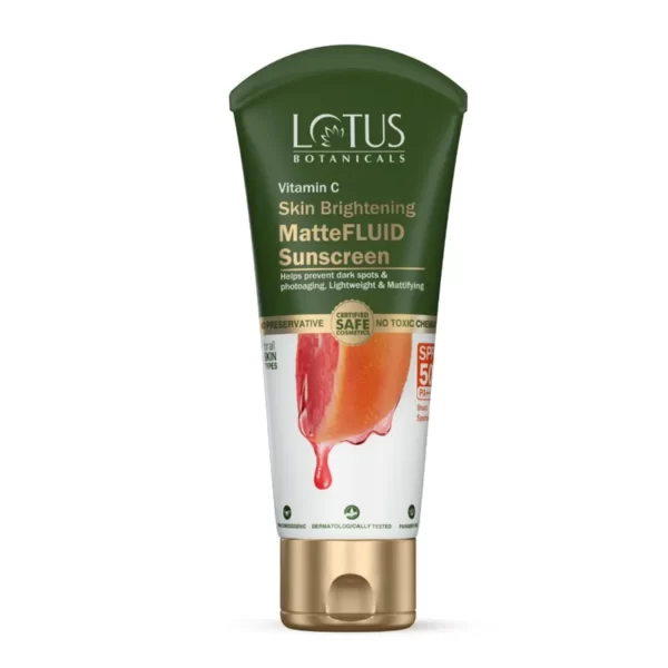 Lotus Botanicals Vitamin C Matte Fluid Sunscreen(75g)