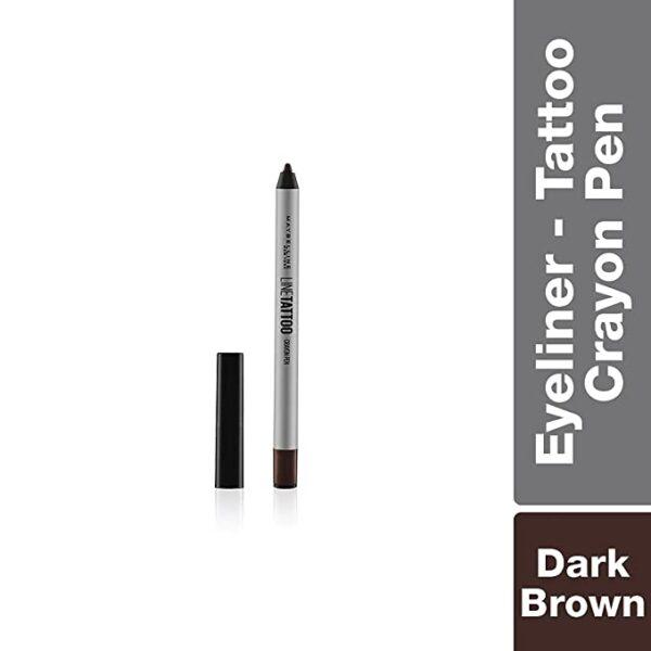 Maybelline New York Tattoo Crayon Pen - Dark Brown(0.4g)